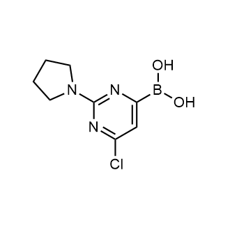 (6-Chloro-2-(pyrrolidin-1-yl)pyrimidin-4-yl)boronic acid|CS-0805915