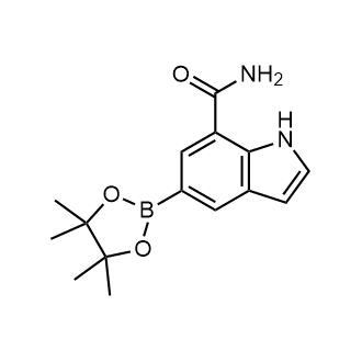 5-(4,4,5,5-Tetramethyl-1,3,2-dioxaborolan-2-yl)-1H-indole-7-carboxamide|CS-0805920