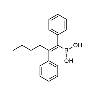 (E)-(1,2-Diphenylhex-1-en-1-yl)boronic acid|CS-0805968