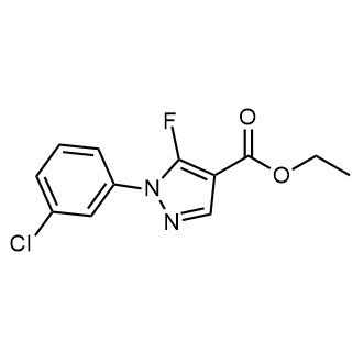 Ethyl 1-(3-chlorophenyl)-5-fluoro-1H-pyrazole-4-carboxylate|CS-0806080