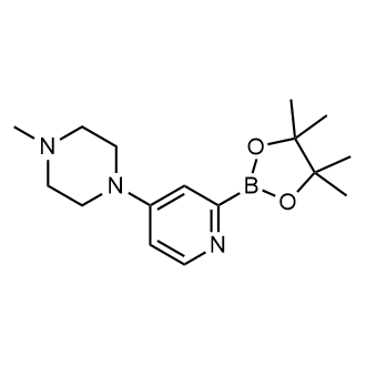 1-Methyl-4-(2-(4,4,5,5-tetramethyl-1,3,2-dioxaborolan-2-yl)pyridin-4-yl)piperazine|CS-0806089