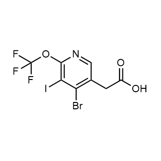 2-(4-Bromo-5-iodo-6-(trifluoromethoxy)pyridin-3-yl)acetic acid|CS-0806120