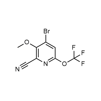 4-Bromo-3-methoxy-6-(trifluoromethoxy)picolinonitrile|CS-0806194