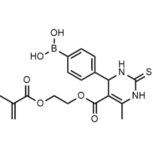 (4-(5-((2-(Methacryloyloxy)ethoxy)carbonyl)-6-methyl-2-thioxo-1,2,3,4-tetrahydropyrimidin-4-yl)phenyl)boronic acid|CS-0806266