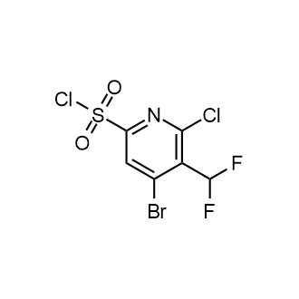 4-Bromo-6-chloro-5-(difluoromethyl)pyridine-2-sulfonyl chloride|CS-0806401