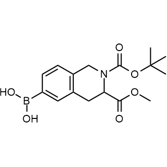 (2-(tert-Butoxycarbonyl)-3-(methoxycarbonyl)-1,2,3,4-tetrahydroisoquinolin-6-yl)boronic acid|CS-0806405