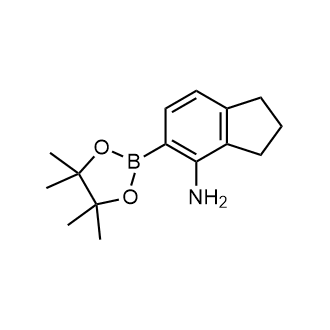 5-(4,4,5,5-Tetramethyl-1,3,2-dioxaborolan-2-yl)-2,3-dihydro-1H-inden-4-amine|CS-0806412