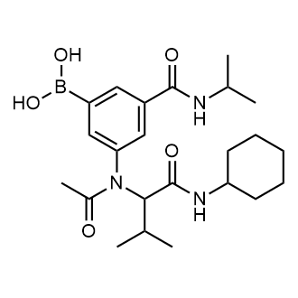 (3-(N-(1-(Cyclohexylamino)-3-methyl-1-oxobutan-2-yl)acetamido)-5-(isopropylcarbamoyl)phenyl)boronic acid|CS-0806572