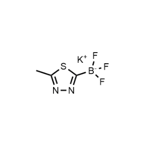 Potassium trifluoro(5-methyl-1,3,4-thiadiazol-2-yl)borate|CS-0806587