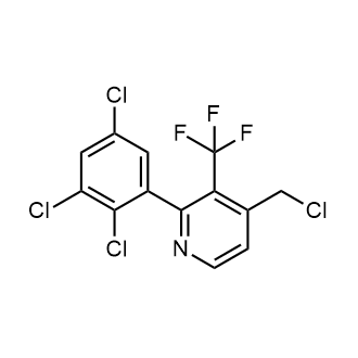 4-(Chloromethyl)-2-(2,3,5-trichlorophenyl)-3-(trifluoromethyl)pyridine|CS-0806597