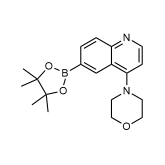 4-(6-(4,4,5,5-Tetramethyl-1,3,2-dioxaborolan-2-yl)quinolin-4-yl)morpholine|CS-0806669