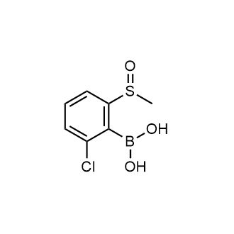 (2-Chloro-6-(methylsulfinyl)phenyl)boronic acid|CS-0806777