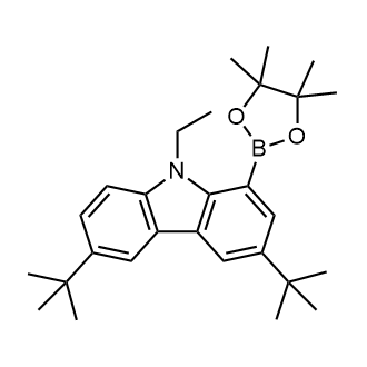 3,6-Di-tert-butyl-9-ethyl-1-(4,4,5,5-tetramethyl-1,3,2-dioxaborolan-2-yl)-9H-carbazole|CS-0806866