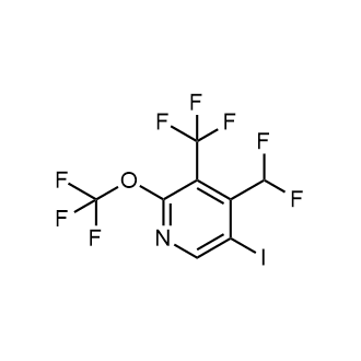 4-(Difluoromethyl)-5-iodo-2-(trifluoromethoxy)-3-(trifluoromethyl)pyridine|CS-0806967