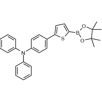 N,N-Diphenyl-4-(5-(4,4,5,5-tetramethyl-1,3,2-dioxaborolan-2-yl)thiophen-2-yl)aniline|CS-0806970