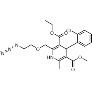 3-Ethyl 5-methyl 2-((2-azidoethoxy)methyl)-4-(2-chlorophenyl)-6-methyl-1,4-dihydropyridine-3,5-dicarboxylate|CS-0808253