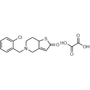 5-(2-Chlorobenzyl)-5,6,7,7a-tetrahydrothieno[3,2-c]pyridin-2(4H)-one oxalate|CS-0809782