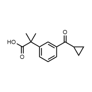2-(3-(Cyclopropanecarbonyl)phenyl)-2-methylpropanoic acid|CS-0810121