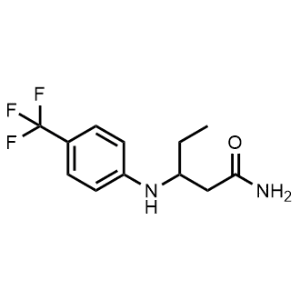 3-((4-(Trifluoromethyl)phenyl)amino)pentanamide|CS-0810229