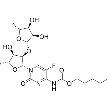 Pentyl (1-((2R,3R,4R,5R)-3-(((2S,3R,4S,5R)-3,4-dihydroxy-5-methyltetrahydrofuran-2-yl)oxy)-4-hydroxy-5-methyltetrahydrofuran-2-yl)-5-fluoro-2-oxo-1,2-dihydropyrimidin-4-yl)carbamate|CS-0810490