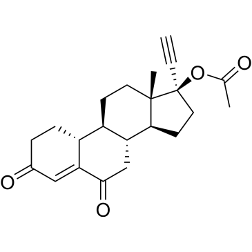 (8R,9S,10R,13S,14S,17R)-17-Ethynyl-13-methyl-3,6-dioxo-2,3,6,7,8,9,10,11,12,13,14,15,16,17-tetradecahydro-1H-cyclopenta[a]phenanthren-17-yl acetate|CS-0811020