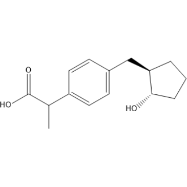 2-(4-(((1R,2S)-2-Hydroxycyclopentyl)methyl)phenyl)propanoic acid|CS-0811618