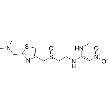 (E)-N-(2-(((2-((Dimethylamino)methyl)thiazol-4-yl)methyl)sulfinyl)ethyl)-N'-methyl-2-nitroethene-1,1-diamine|CS-0812208