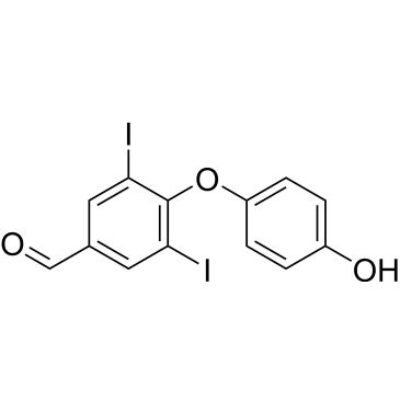 4-(4-Hydroxyphenoxy)-3,5-diiodobenzaldehyde|CS-0812281