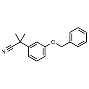 2-(3-(Benzyloxy)phenyl)-2-methylpropanenitrile|CS-0812472