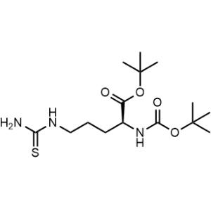 Tert-butyl (S)-2-((tert-butoxycarbonyl)amino)-5-thioureidopentanoate|CS-0812557
