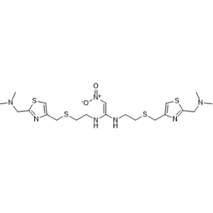 N,N'-Bis(2-(((2-((dimethylamino)methyl)thiazol-4-yl)methyl)thio)ethyl)-2-nitroethene-1,1-diamine|CS-0812700