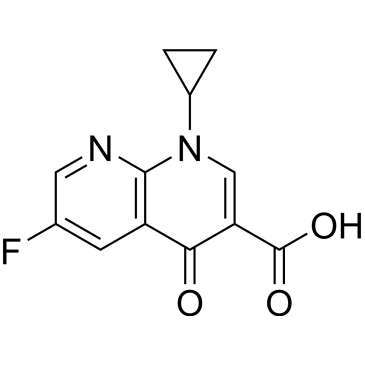 1-Cyclopropyl-6-fluoro-4-oxo-1,4-dihydro-1,8-naphthyridine-3-carboxylic acid|CS-0812865