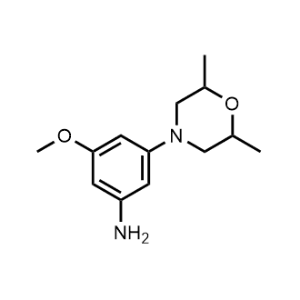 3-(2,6-Dimethylmorpholino)-5-methoxyaniline|CS-0814328