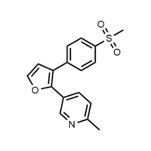 2-Methyl-5-(3-(4-(methylsulfonyl)phenyl)furan-2-yl)pyridine|CS-0814434