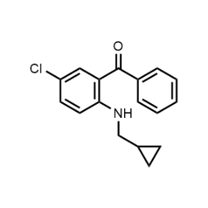 (5-Chloro-2-((cyclopropylmethyl)amino)phenyl)(phenyl)methanone|CS-0815451