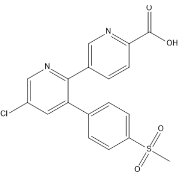 5-Chloro-3-(4-(methylsulfonyl)phenyl)-[2,3'-bipyridine]-6'-carboxylic acid|CS-0816009