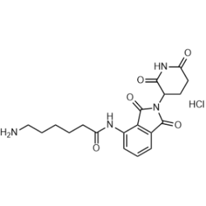 6-Amino-N-(2-(2,6-dioxopiperidin-3-yl)-1,3-dioxoisoindolin-4-yl)hexanamide hydrochloride|CS-0818870