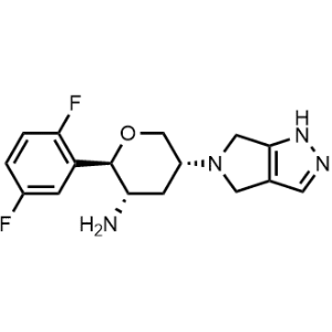 (2R,3S,5R)-2-(2,5-Difluorophenyl)-5-(4,6-dihydropyrrolo[3,4-c]pyrazol-5(1H)-yl)tetrahydro-2H-pyran-3-amine|CS-0818900