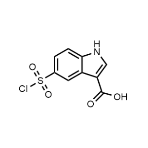 5-(Chlorosulfonyl)-1H-indole-3-carboxylic acid|CS-0819751