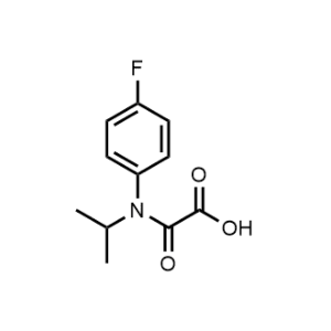 2-((4-Fluorophenyl)(isopropyl)amino)-2-oxoacetic acid|CS-0820416