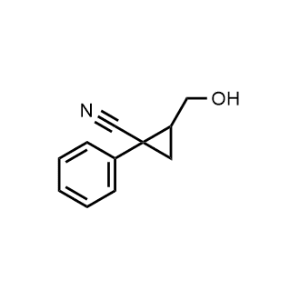 2-(Hydroxymethyl)-1-phenylcyclopropane-1-carbonitrile|CS-0820544
