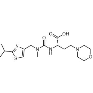 (S)-2-(3-((2-Isopropylthiazol-4-yl)methyl)-3-methylureido)-4-morpholinobutanoic acid|CS-0823466