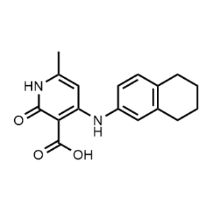 6-Methyl-2-oxo-4-((5,6,7,8-tetrahydronaphthalen-2-yl)amino)-1,2-dihydropyridine-3-carboxylic acid|CS-0823905