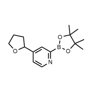 4-(Tetrahydrofuran-2-yl)-2-(4,4,5,5-tetramethyl-1,3,2-dioxaborolan-2-yl)pyridine|CS-0824664