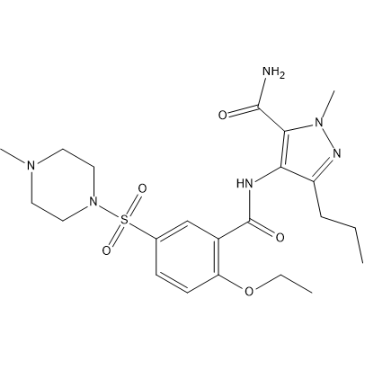 4-(2-Ethoxy-5-((4-methylpiperazin-1-yl)sulfonyl)benzamido)-1-methyl-3-propyl-1H-pyrazole-5-carboxamide|CS-0825635