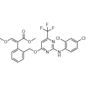 Methyl (E)-2-(2-(((2-((2,4-dichlorophenyl)amino)-6-(trifluoromethyl)pyrimidin-4-yl)oxy)methyl)phenyl)-3-methoxyacrylate|CS-0826073