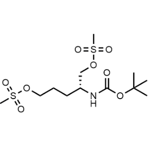 (R)-2-((Tert-butoxycarbonyl)amino)pentane-1,5-diyl dimethanesulfonate|CS-0827348