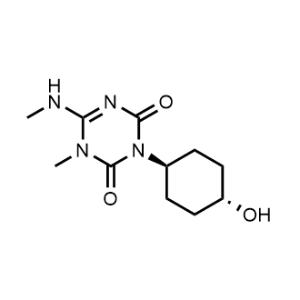 3-((1R,4R)-4-Hydroxycyclohexyl)-1-methyl-6-(methylamino)-1,3,5-triazine-2,4(1H,3H)-dione|CS-0827616