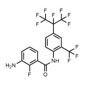 3-Amino-2-fluoro-N-(4-(perfluoropropan-2-yl)-2-(trifluoromethyl)phenyl)benzamide|CS-0831932