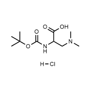 2-((tert-Butoxycarbonyl)amino)-3-(dimethylamino)propanoic acid hydrochloride|CS-0832744